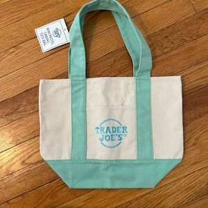Trader Joe’s Mini Pastel Canvas Tote Bag